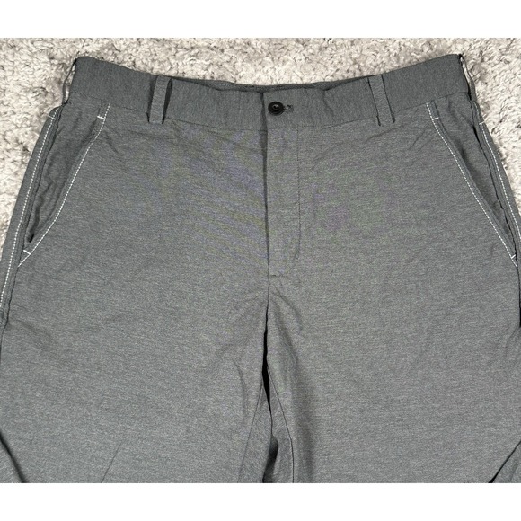 Nike‎ Golf Pants Mens 32x32 Dark Gray Dri Fit Performance Tech Chino - Picture 4 of 14